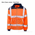 Reflective Safety Raincoat High Visibility Micro Fleece Jacket